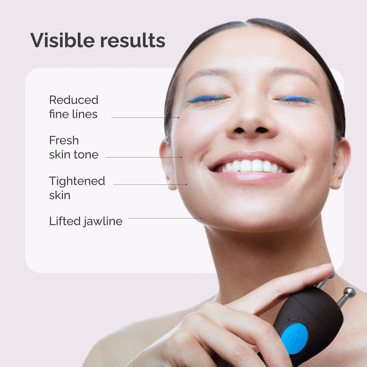 Mikrostrom Face Lifting Gerät, Gerät Gesicht Gegen falten, 5 Modi, Gesichtsmassagegerät, Gesichtslifting, Anti Aging Antifalten – GESS MT (4)