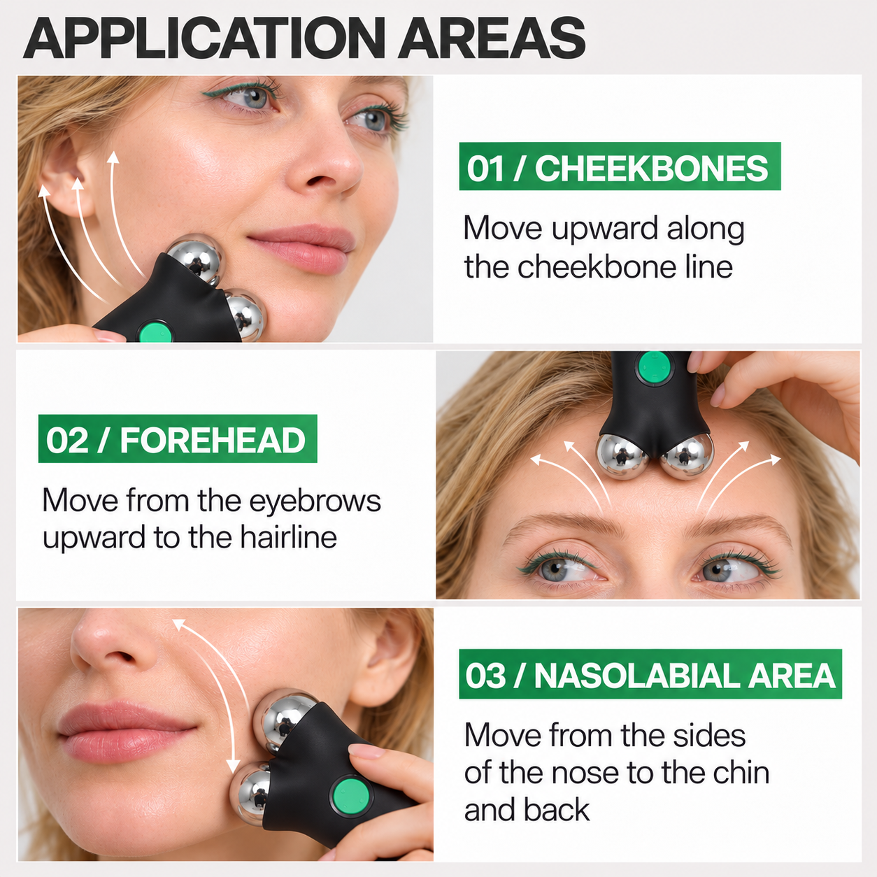 GESS Mikrostrom-Gesichtslifting-Gerät, 4 Intensität Modi, wiederaufladbar, Anti-Aging-Maschine, Konturhautstraffung, Mikrostrom-Gesichtslifter-GESS-083 (5)