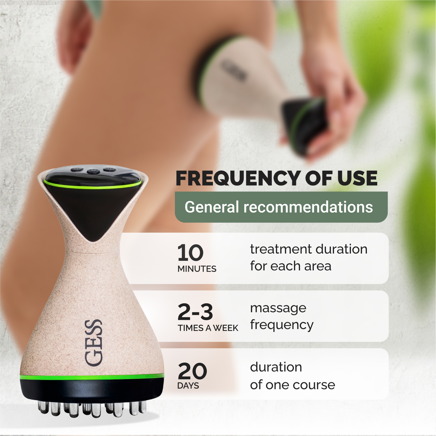 Cellulite Remover-Body massager-EMS-Microcurrent-device-Vibration massage GESS MIO (5)