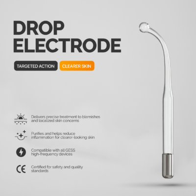 GESS Darsonval high Frequency device glass attachment